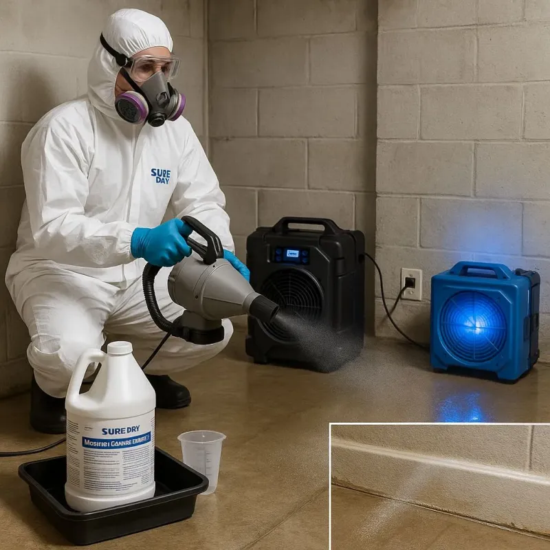 Sanitization and Odor Removal process in Rush County, IN
