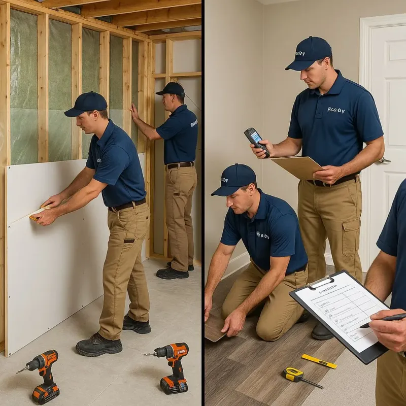 Repairs and Reconstruction process in Rush County, IN